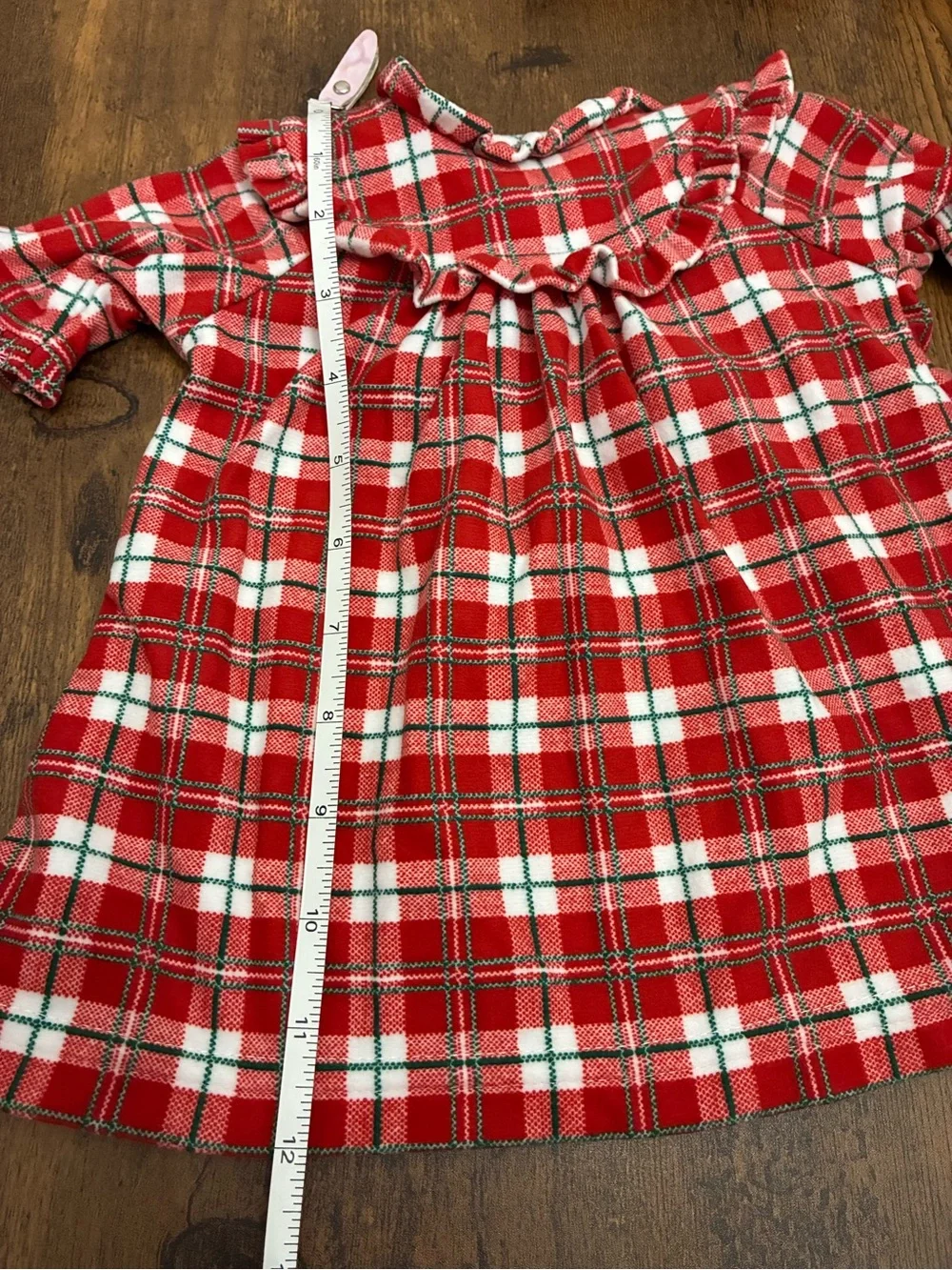 Vintage Strasburg Plaid Infant Nightgown